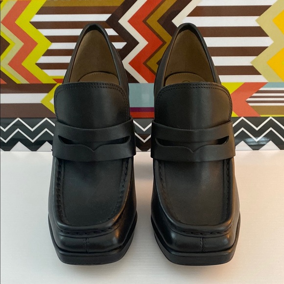 Sam Edelman Shoes - Sam Edelman Black Platform Loafer Heels